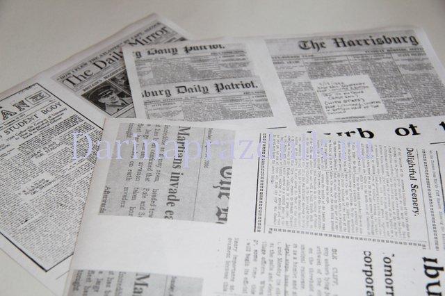 Старые газеты можно распечатать из интернета